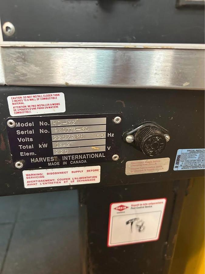 Used Harvest Deck Ovens