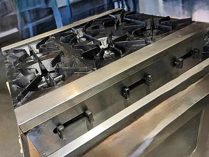 Refurbished 6 burner gas or propane  cooking  36”