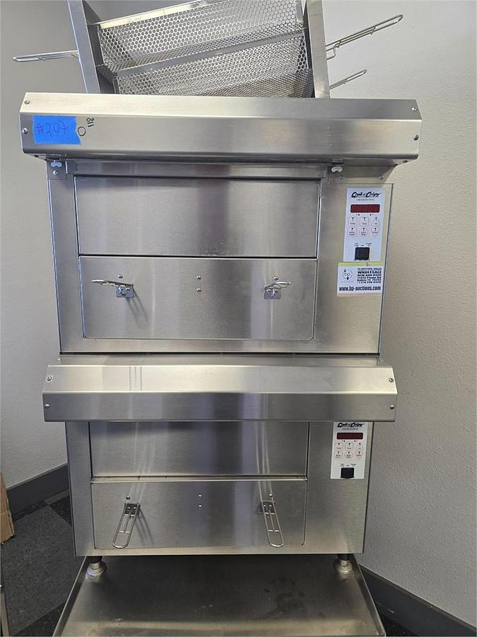 Used Air Fryer Quik N Crispy Double Stack with Table - ventless - greasless