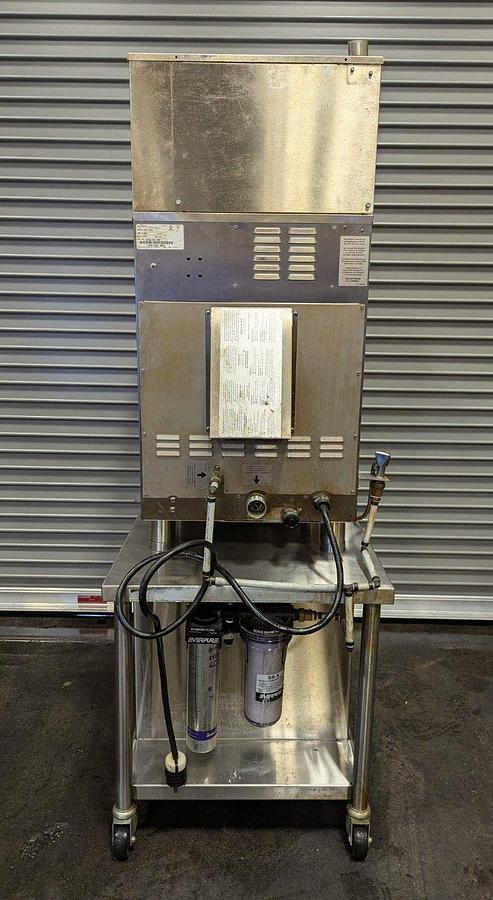 Used Auto Shaam CTX4-10EVH 10 Pan Half Size Electric Combi Oven w/Ventless Hood -