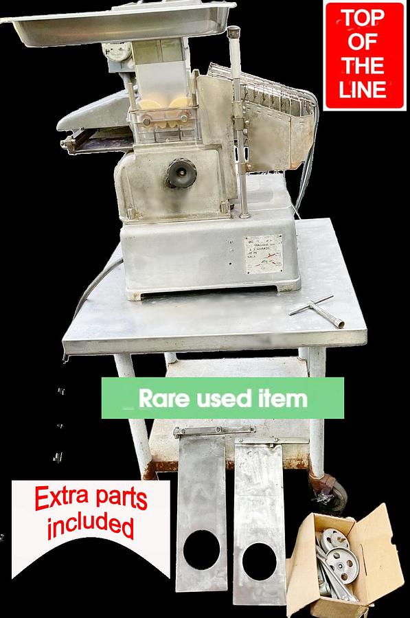 Used Hollymatic Super Model 54 Food Portioning Machine with Accessories - SEE VIDEO