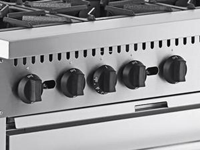 Natural Gas or Propane 6 Burner 36" Range with Standard Oven - 210,000 BTU