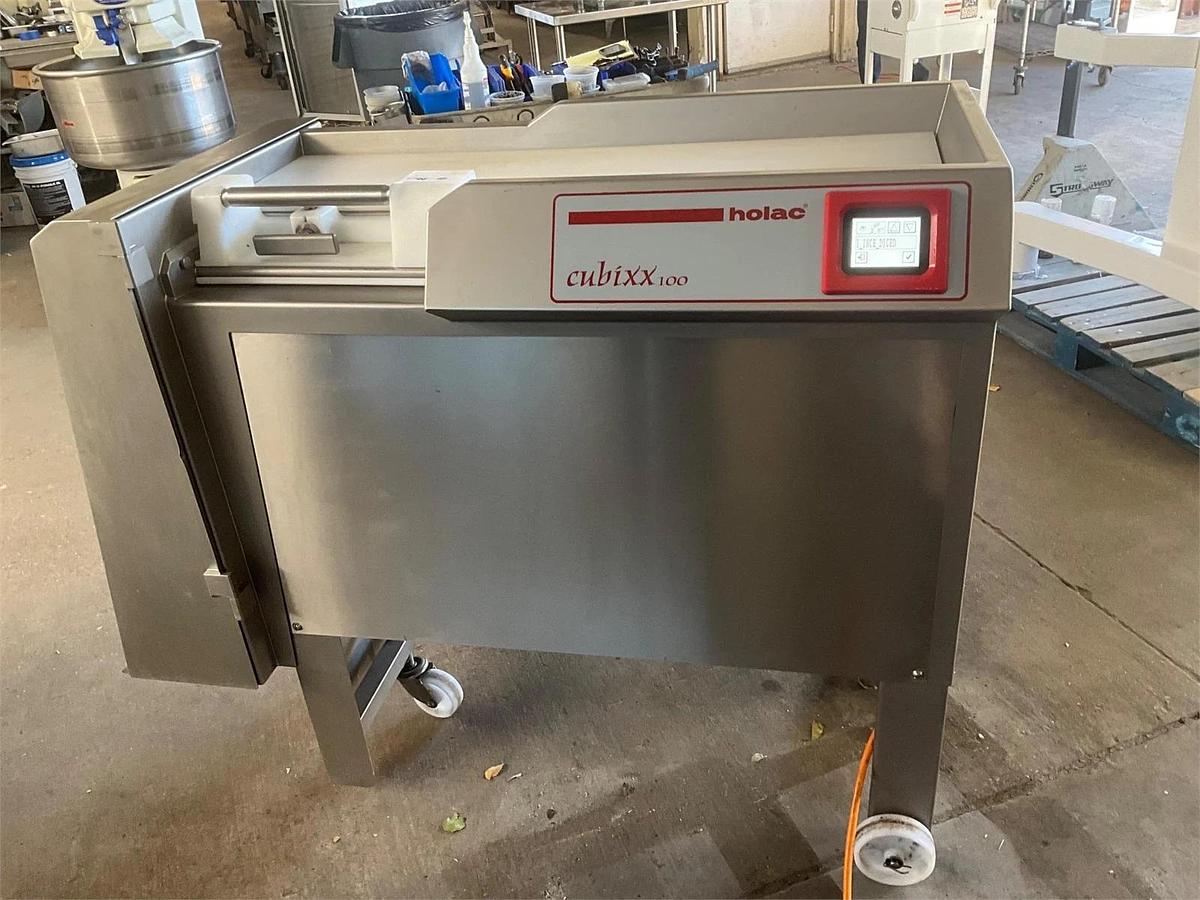 Used Holac Cubixx 100L meat dicer cuber