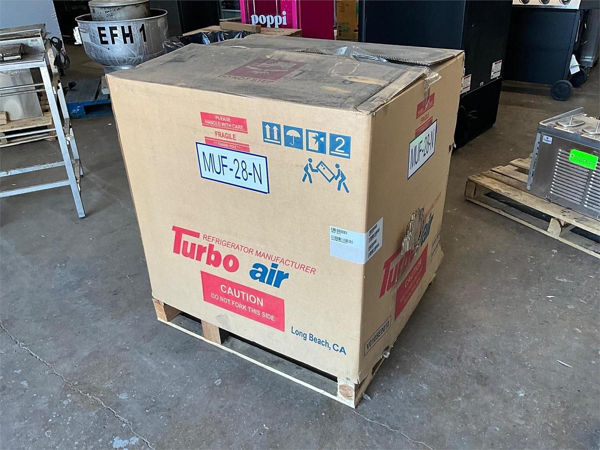 Used Brand new Turbo Air 27” undercounter freezer on casters