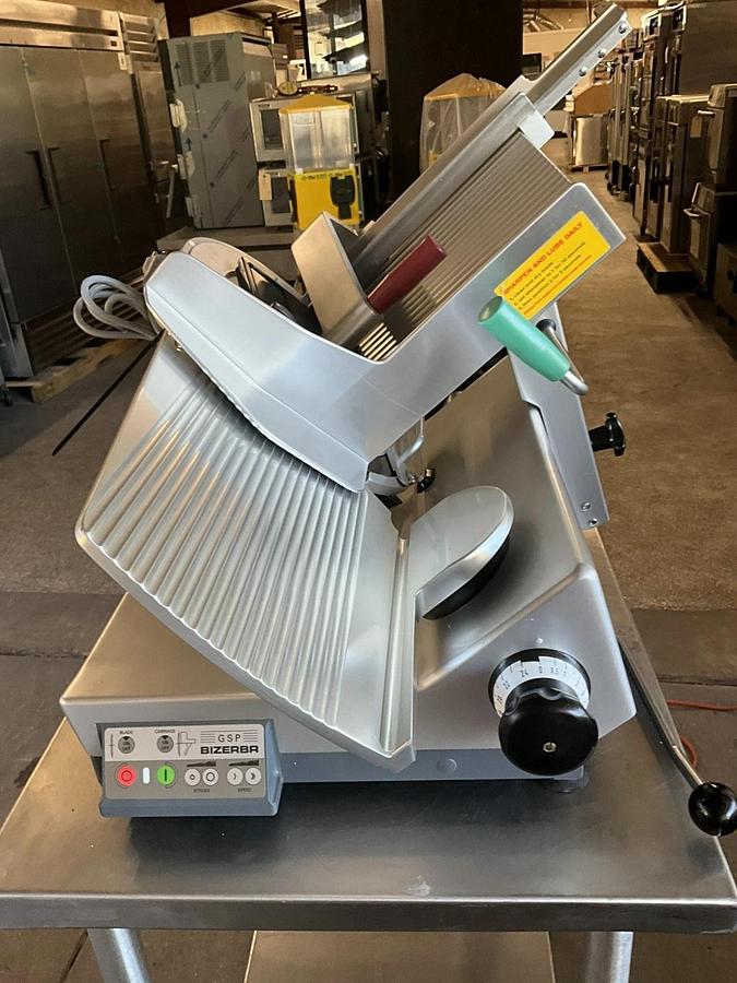 Used 2020 Bizerba automatic manual slicer GSP HD ham Cheese Deli Restaurant Kitchen