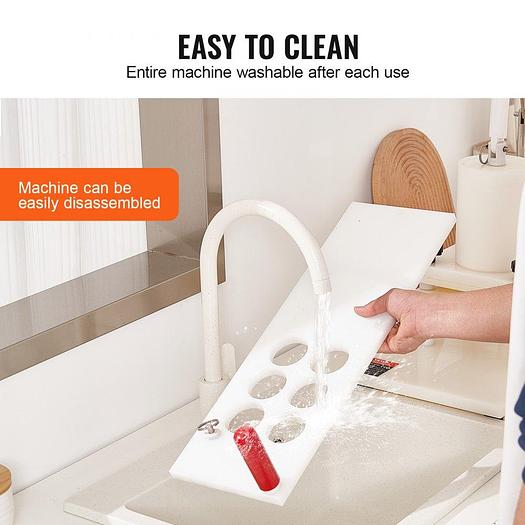 Used 4.3" Commercial Burger Patty Maker Hamburger Meat Press Forming Machine