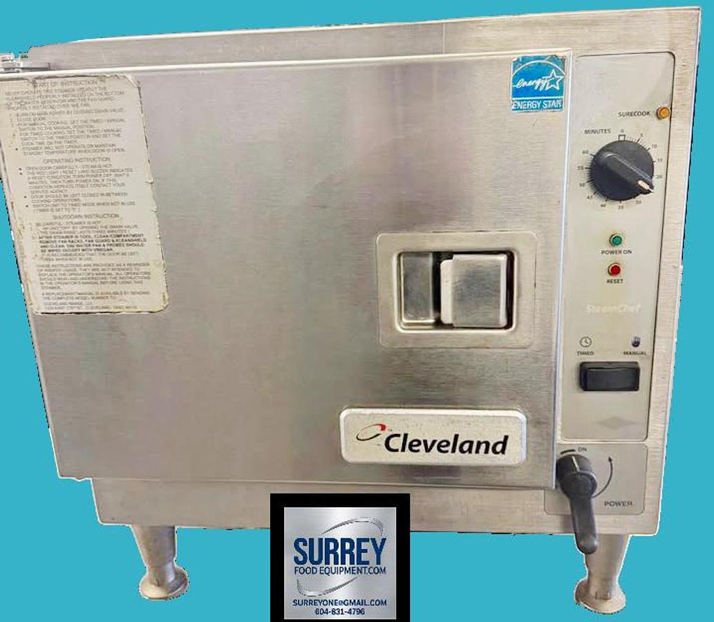 Used Cleveland electric steamer - model 22CET3.1