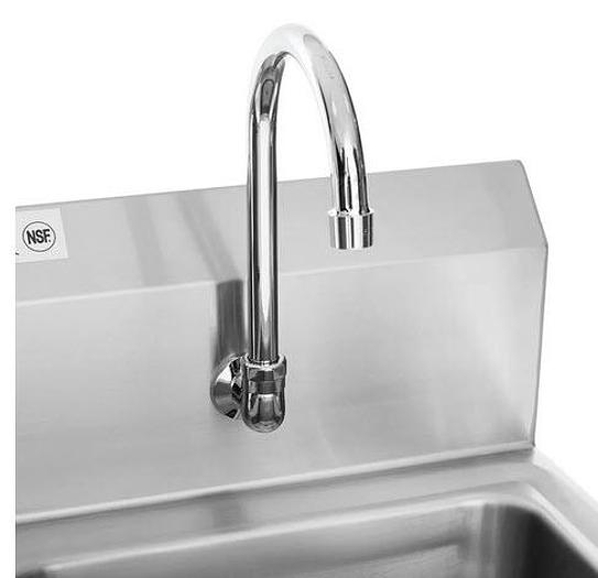 Hands Free Hand Sink with Pedestal Base