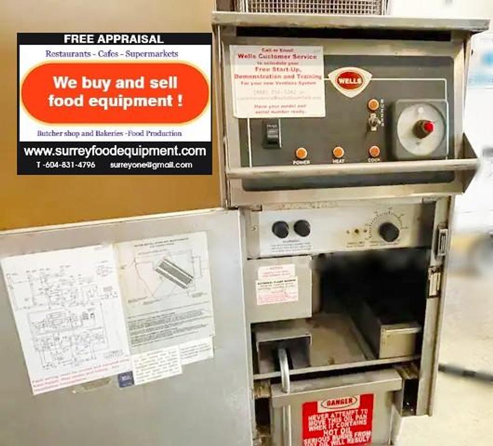 Used Wells VCS2000 Ventless open fryer
