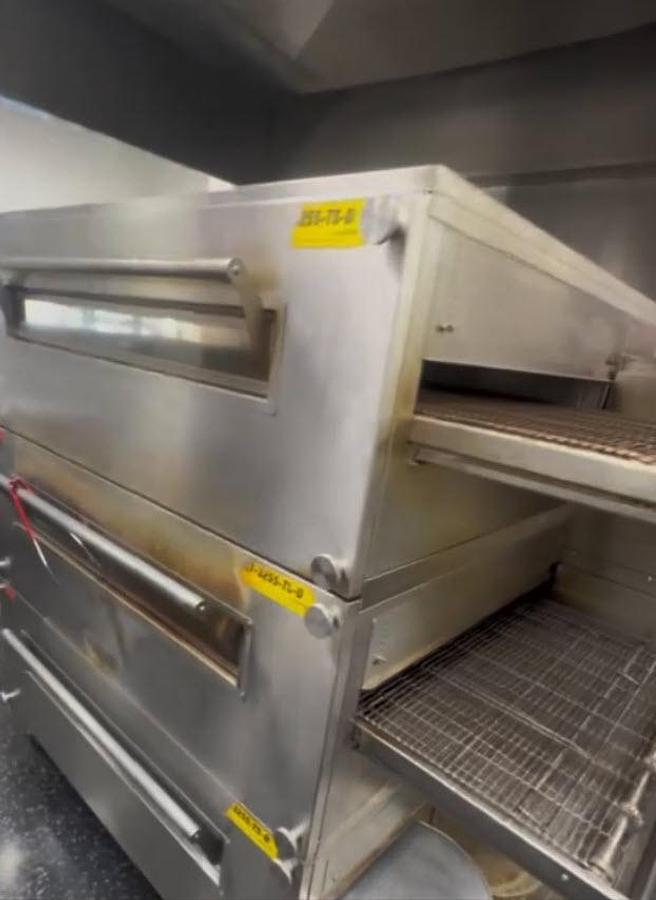 Used Triple stacked gas XLT Conveyor Ovens - SEE VIDEO