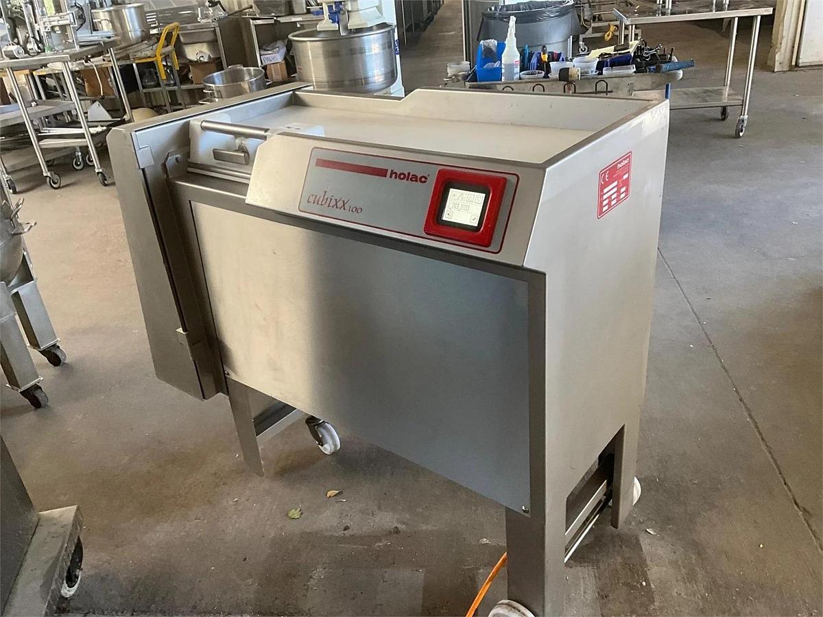 Used Holac Cubixx 100L meat dicer cuber