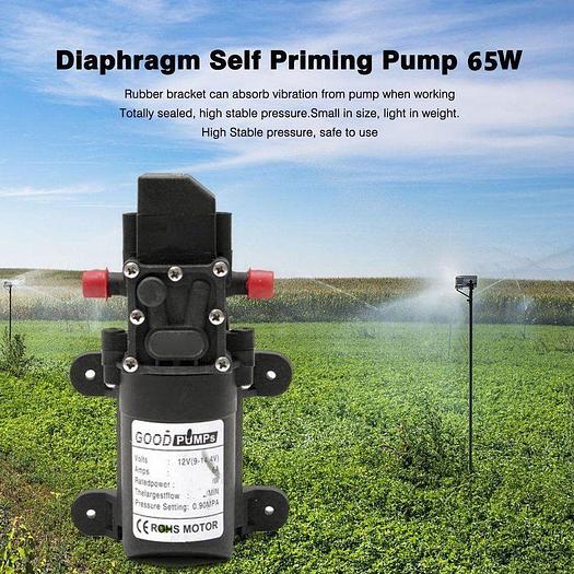 12V Water Pump 130PSI Self Priming Pump Diaphragm High Pressure Automatic Switch