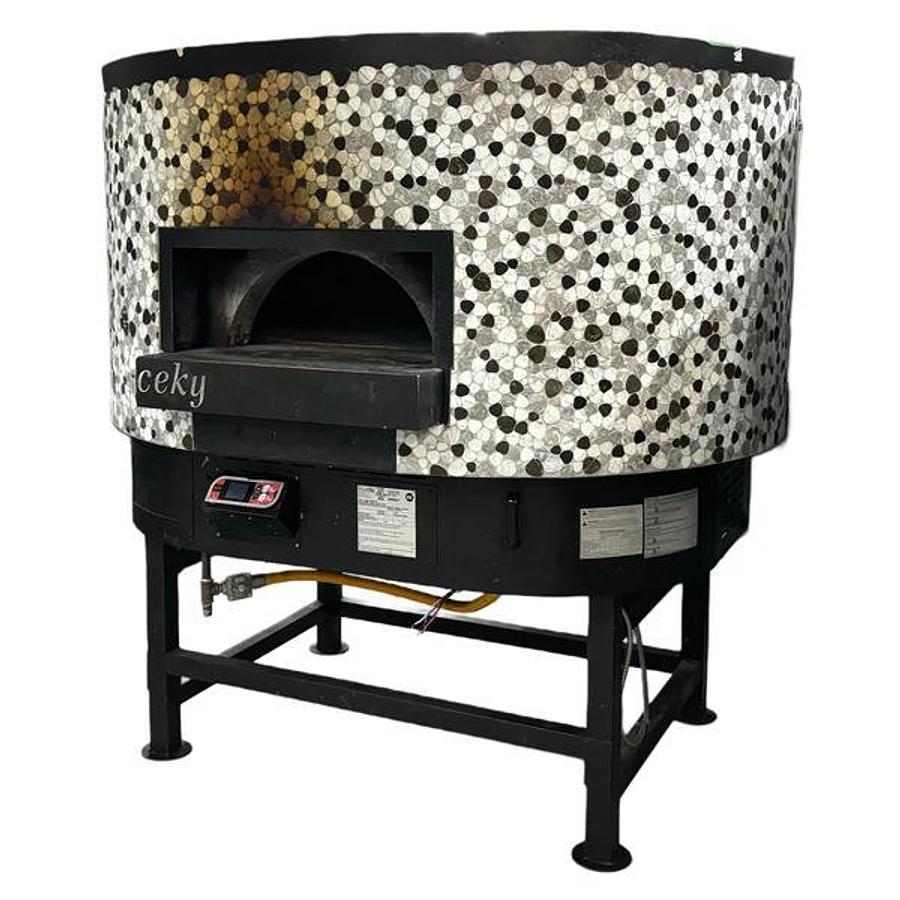 Used Forni Ceky Stational Deck Dome Oven, Round Exterior