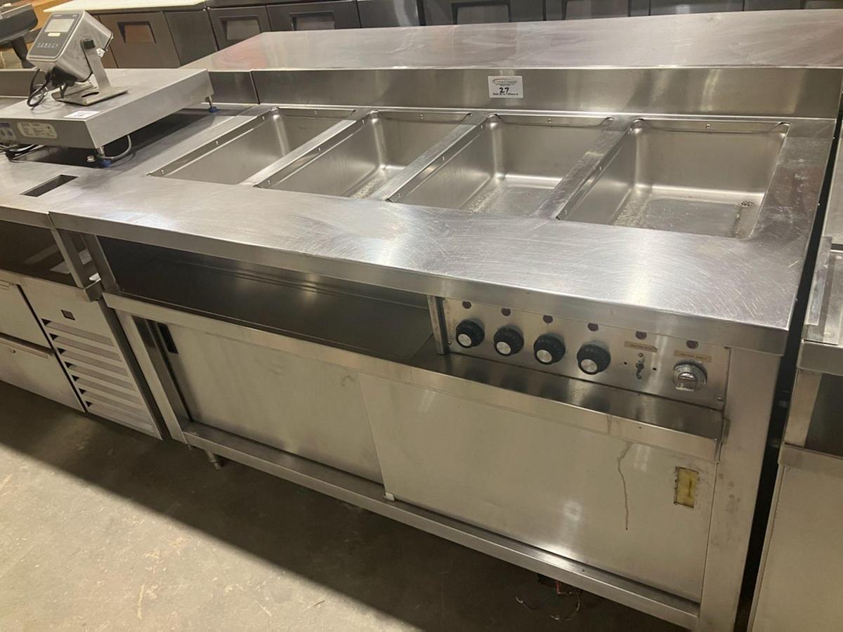 Used 60" Five Well Custom Steam Table