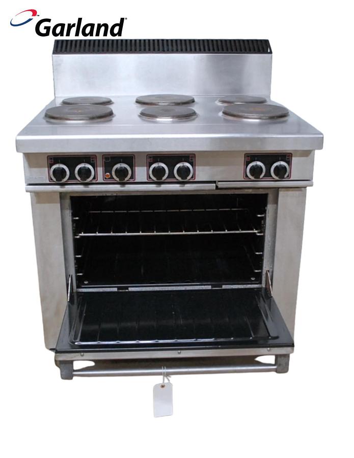 Used Garland SS686 Sentry Series 6 Sealed Burner Electric Range with Oven