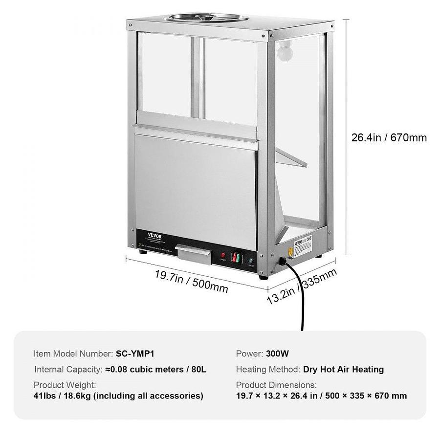 Nacho - peanut - popcorn - potato chips - display warmer