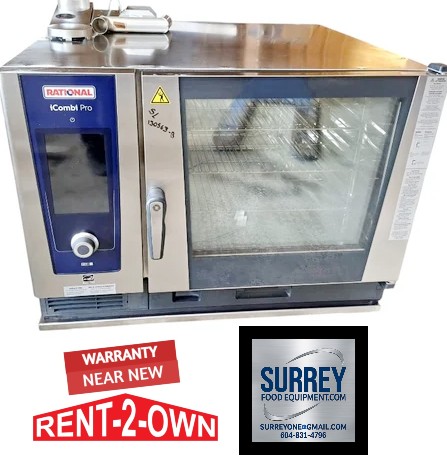 Used  Video Thumbnail Learn how Rent-Try-Buy works with flexible weekly payments CERTIFIED USED  Rational ICP 6-FULL NG Combi Oven
