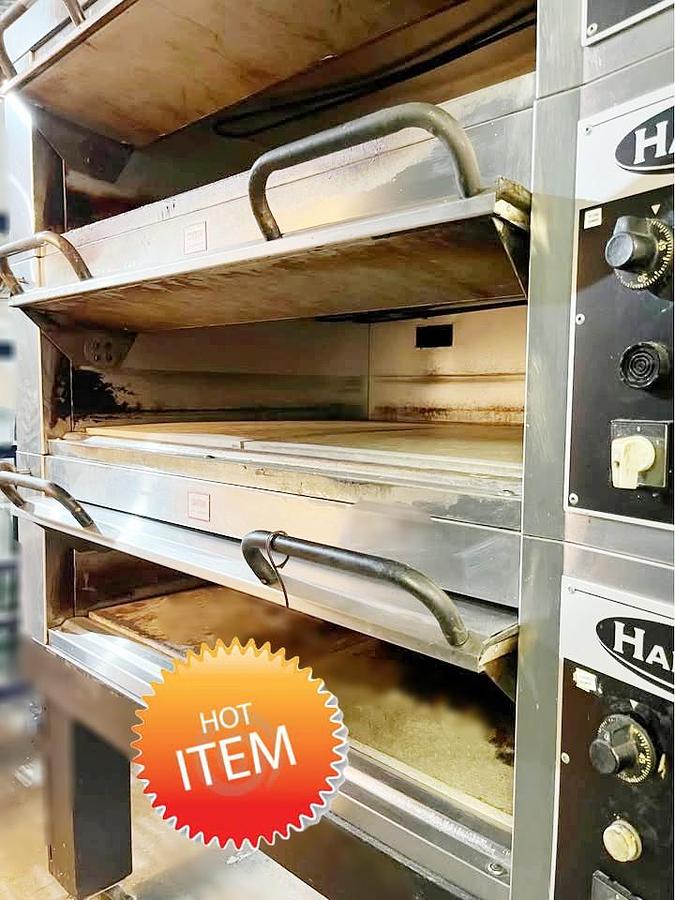Used Harvest Electric Triple Deck Ovens - made in Canada