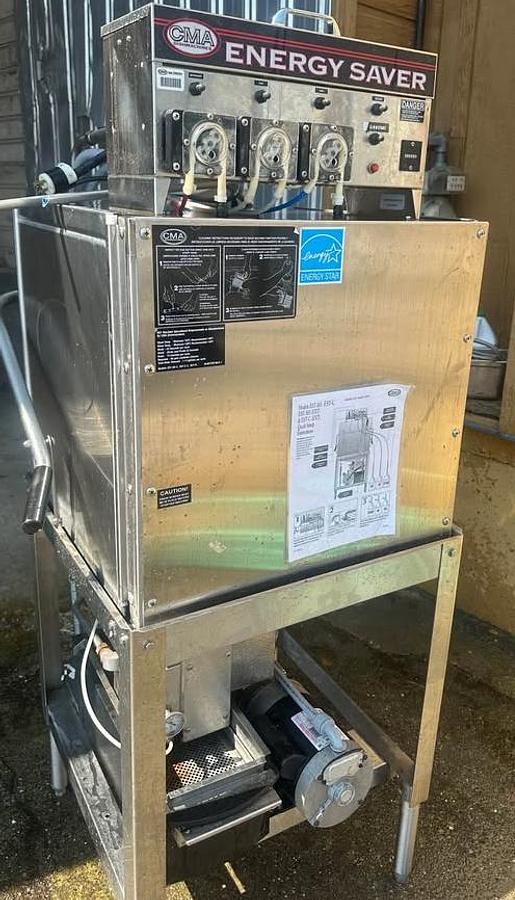 Used Commercial CMA Low Temp Model EST-AH2 Dishwasher, 120V