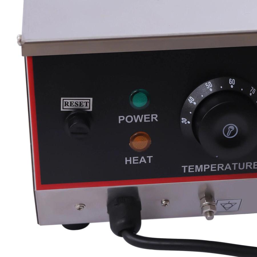 Used 3L Commercial Electric Chocolate Tempering Machine Melter Maker W/ 2 Melting Pot