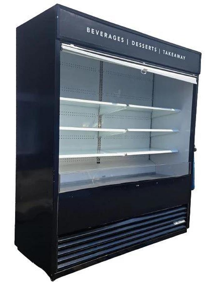 Refurbished True TAC-72-LD Open-Air Curtain Merchandiser