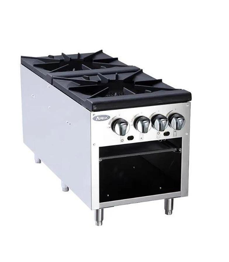 Used Atosa ATSP-18-2 Gas Stock Pot Stove -warranty