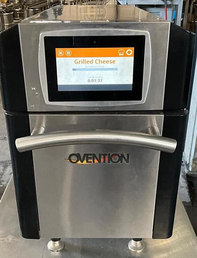 Used Ovention speed microwave oven