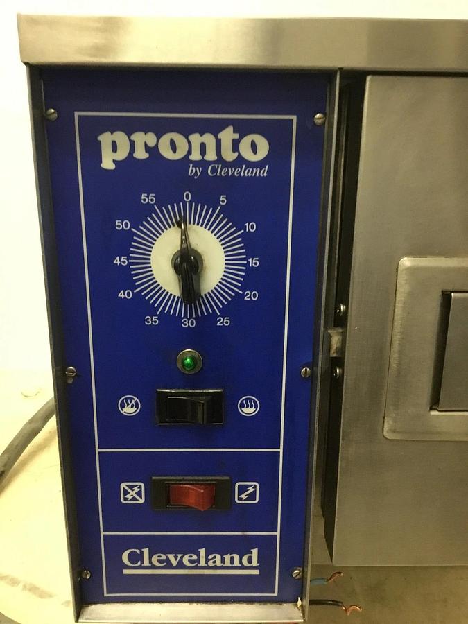 Used Cleveland Pronto CA1E Steam Oven 14"L x 21"W x 10"H w/2x Separation Rack