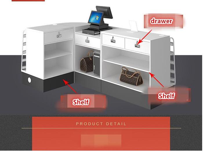 Combination Cashier Counter Components - See video