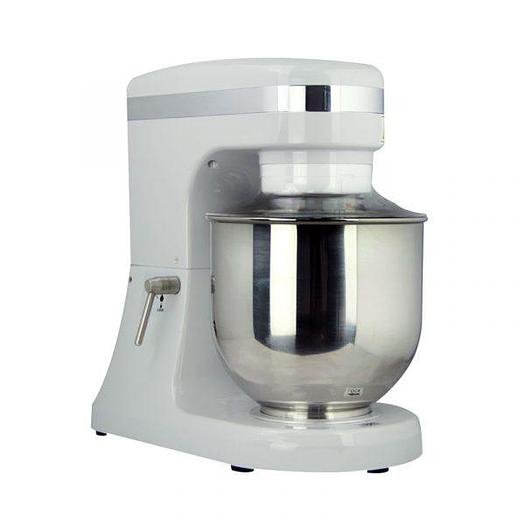Used 7QT Gray Countertop Planetary Mixer with Guard – 110V, 270W