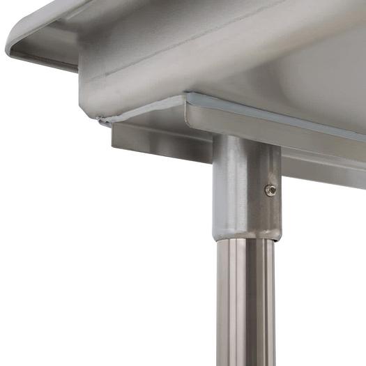 SOILED DISH TABLE STAINLESS STEEL - RIGHT OR LEFT HAND 6 SIZES TO CHOOSE FROM