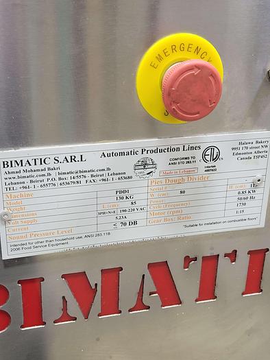 Refurbished Biamatic PDD1 Dough Divider - BUY OR RENT $10.59 PER DAY