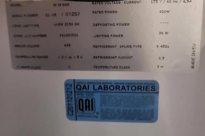 Refurbished Nella W18 SGS Fish Display Case