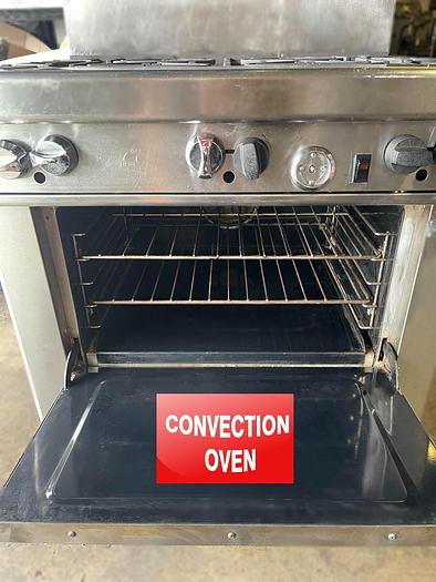 Used Southbend Gas Range with Convection Oven Below