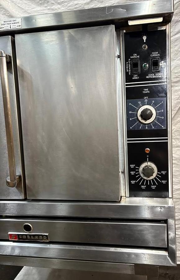 Used Garland Full Sized Electric Convection Oven with Stand