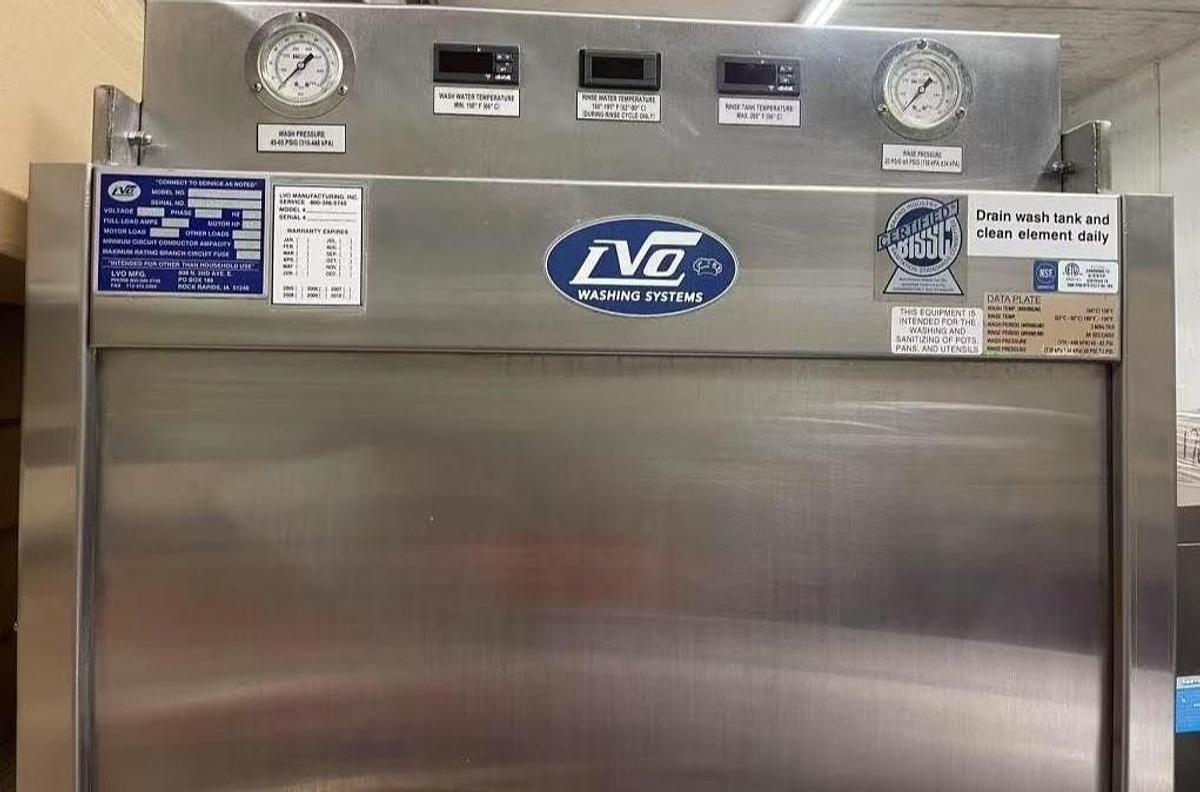 Used LVO pan washer model FL14E -Warranty