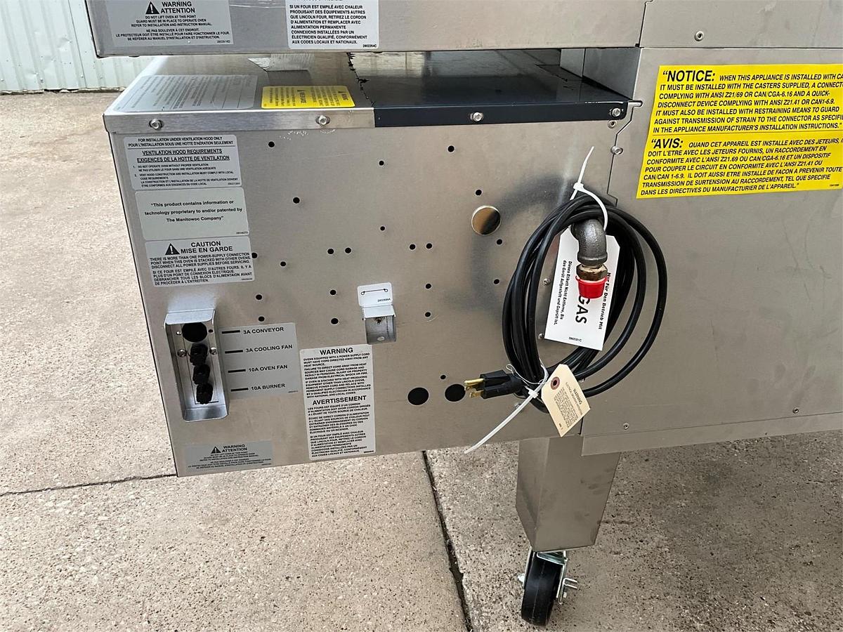 Used 2 stack Lincoln Impinger gas 1600 conveyor oven - NEAR NEW CONDITION