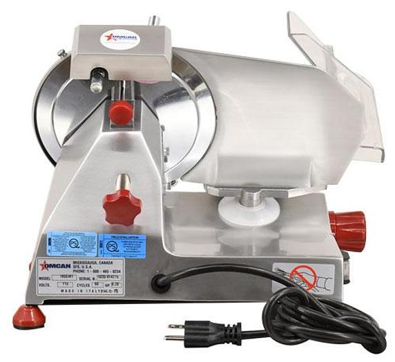 Trento 8″ Belt-Driven Meat Slicer with Fixed Blade Sharpener – 0.2 HP, 110 V