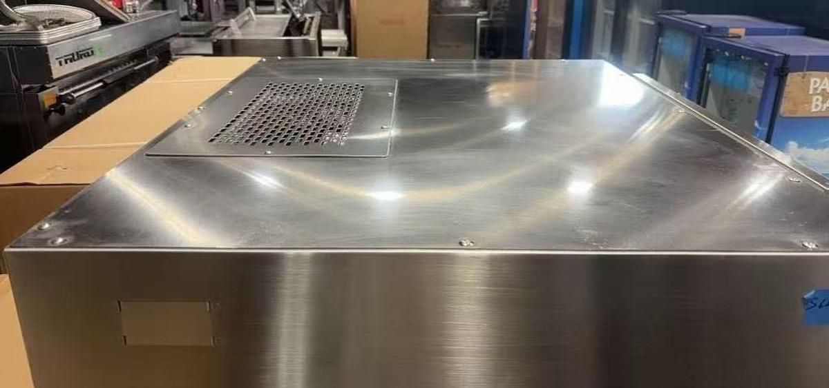 Used AutoFry MTI-40 series commercial deep fryer - double ventless grease fryer
