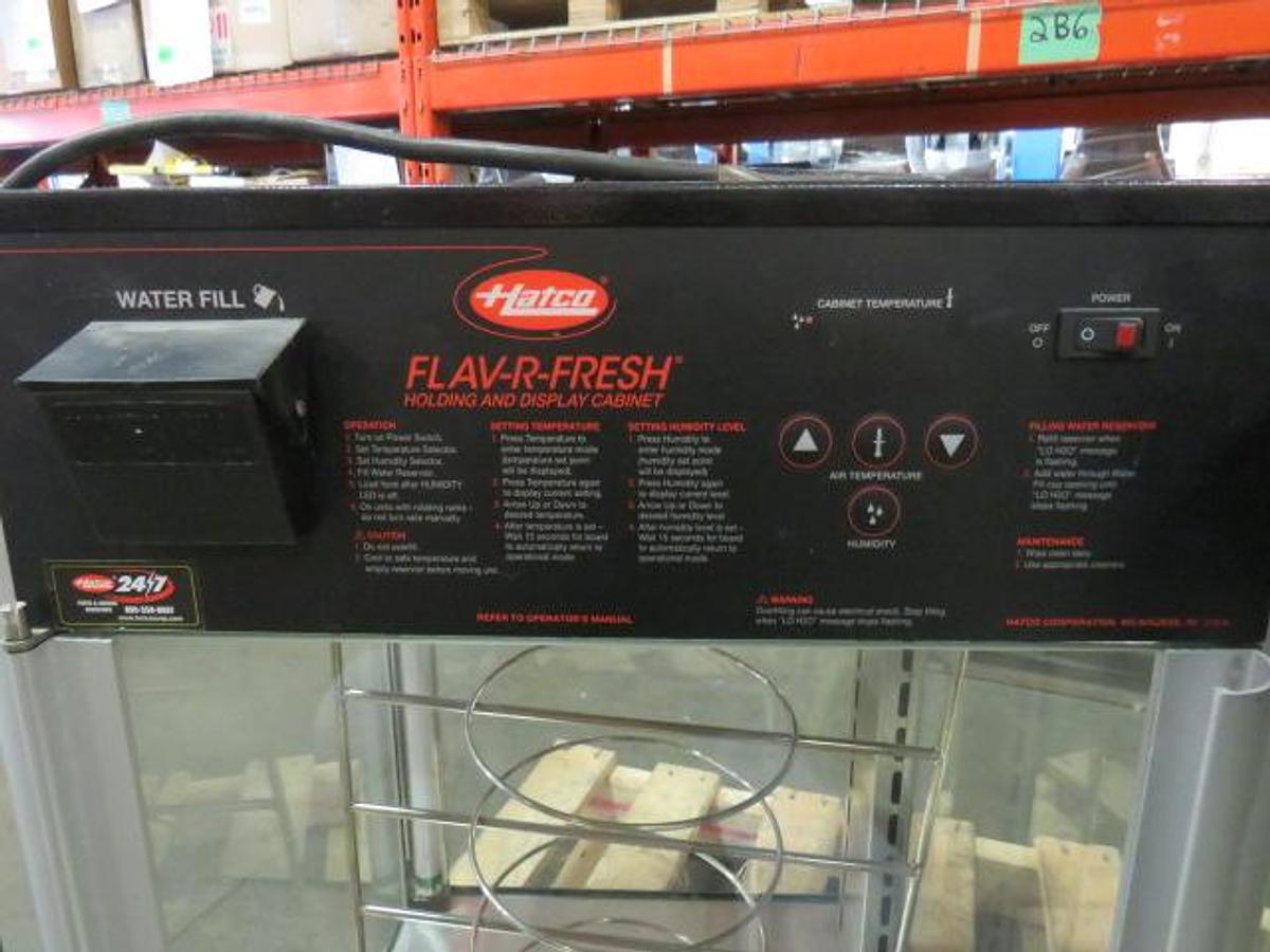 Used Hatco Flav-R-Fresh Display Cabinets - 2 AVAILABLE