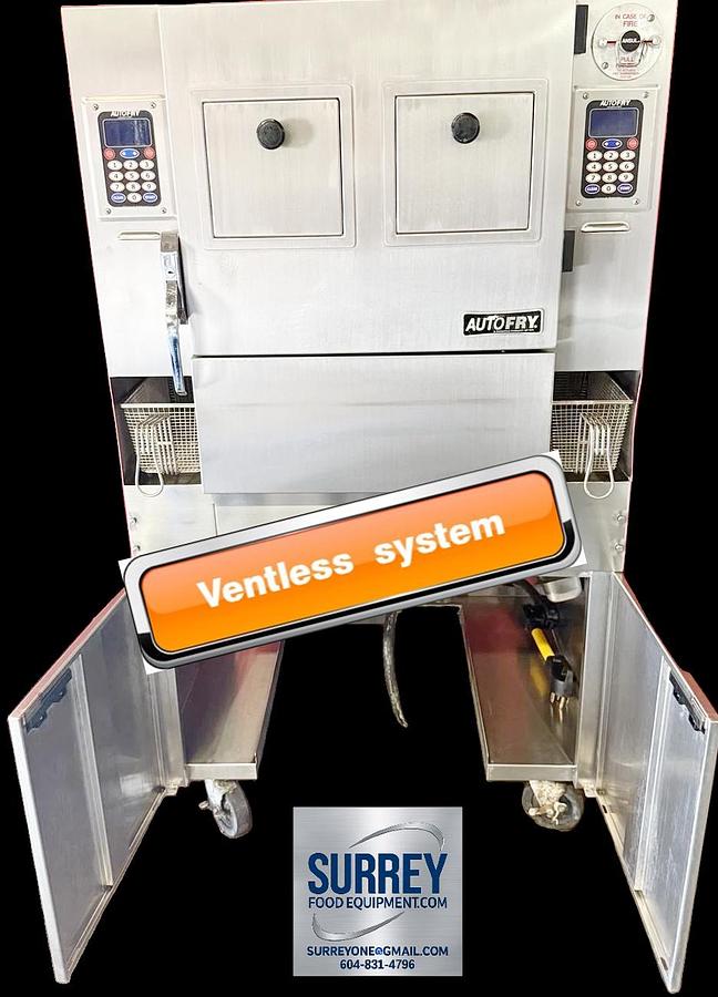 Used Autofry MTI-40E ventless fryer 1 phase