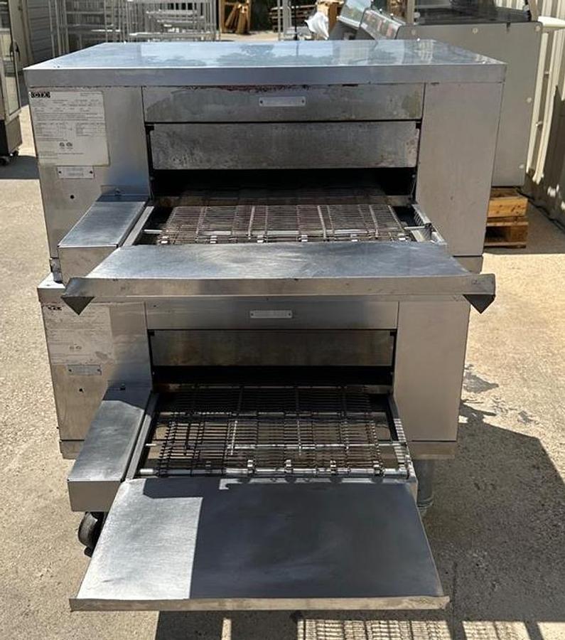 Used CTX Commercial conveyor oven on casters