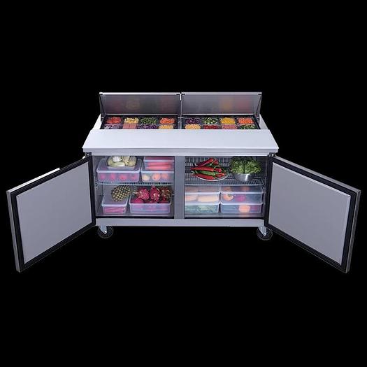 New Air NPT-060-SA 60″ 2 Door Sandwich Prep Refrigerator