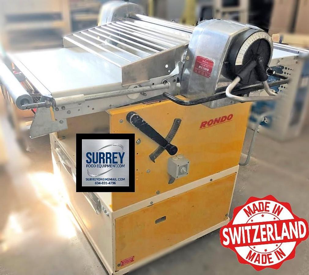 Used Rondo Reversible Dough Sheeter 208 Volt 3 phase-Model SKO63