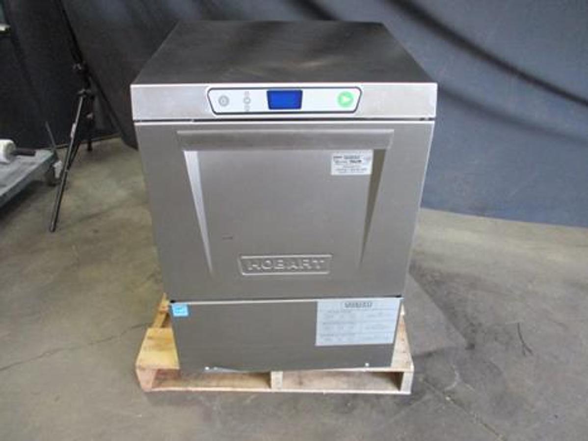 Used Hobart Model LXEH High Temp Stainless Steel Undercounter Dish Washer,
