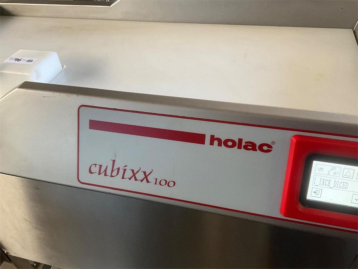 Used Holac Cubixx 100L meat dicer cuber