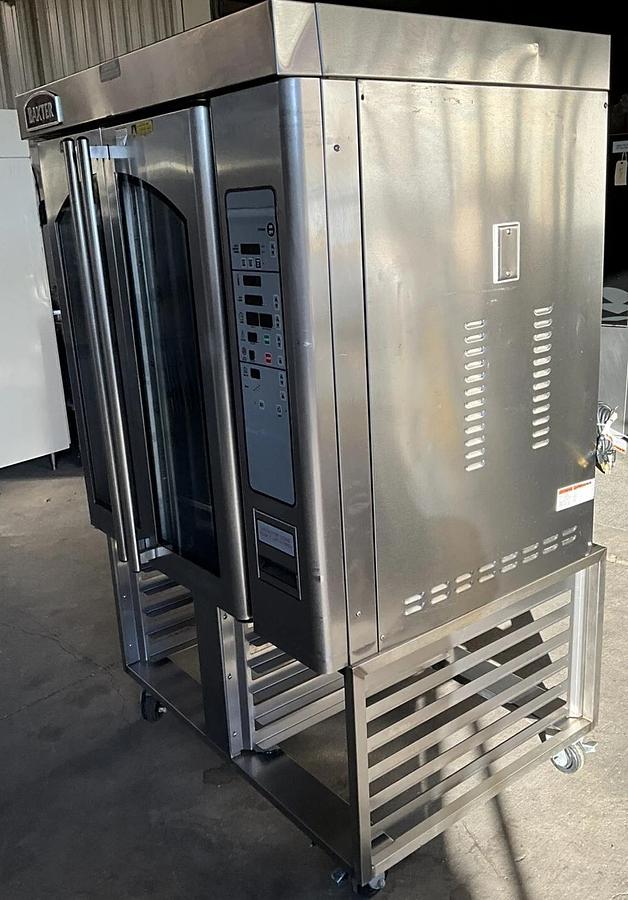 Used Baxter Hobart gas mini rack oven steam injected stand bakery Pastry OV310G pan