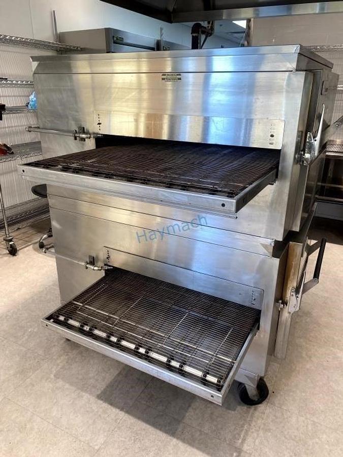 Used LINCOLN 1450-000-U DBL IMPINGER GAS CONVEYOR OVEN