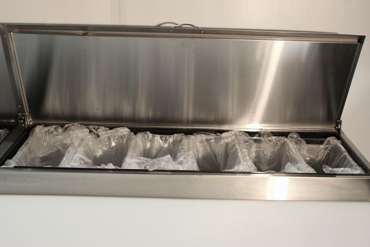 Kalifon Pizza Prep Table - Scratch & Dent - Model: KBR-64B - 67" Wide  - super special