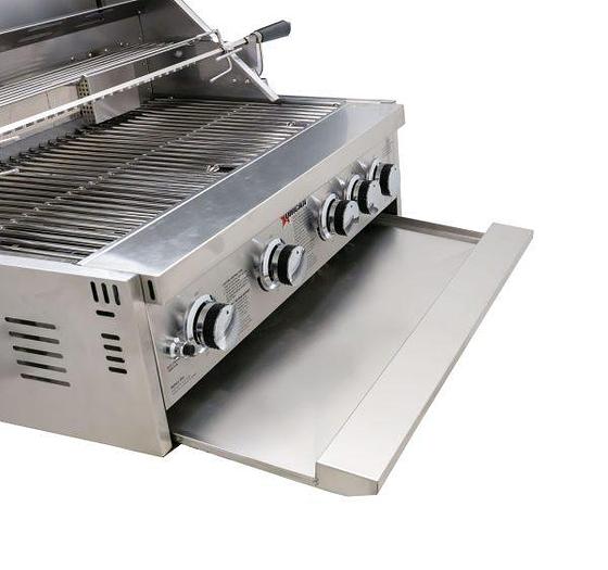 30″ BBQ Grill Propane Gas 5 Burners 58,000 BTU with Rotisserie Kit, Warming Rack, LED Light